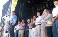 Revilla sólo necesita "el apoyo de la gente" para "no parar hasta el último día" de luchar por el AVE