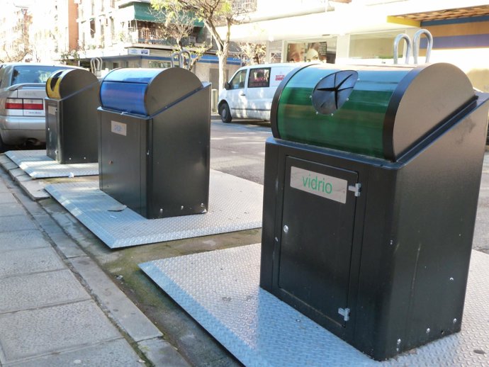 Contenedores de  reciclaje 