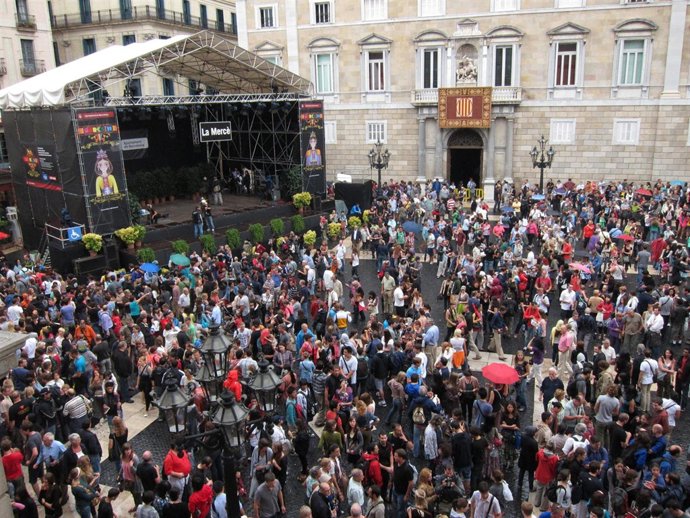Plaza Sant Jaume, La Mercè
