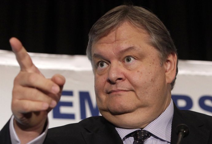 El Ministro De Economía De Grecia, Evangelos Venizelos