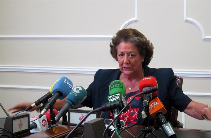 Rita Barberá En Rueda De Prensa