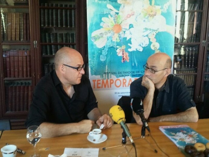 Àlex Rgola I Salvador Sunyer A La Presentació De 'Labcanal: Havanera'