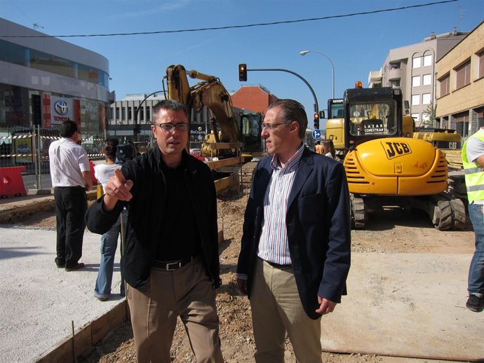 Sáez Rojo Y Yangüela, En La Zona De Las Obras 