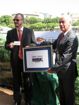 Patricio Cárceles Y Luciano Alonso En La Presentación Del Cupón