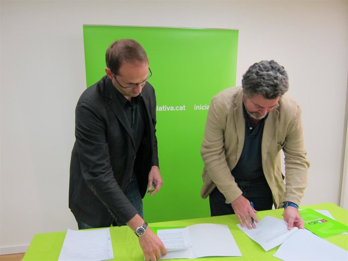 Joan Herrera (ICV) Y Juan López De Uralde (Equo)