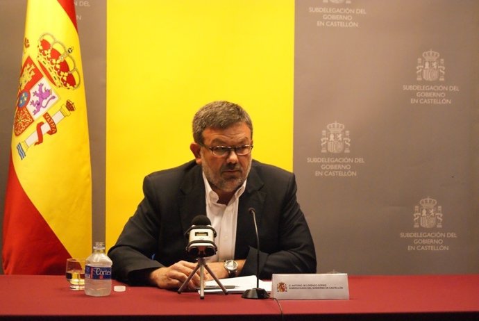 El Subdelegado Del Gobierno En Castellón, Antonio Lorenzo.