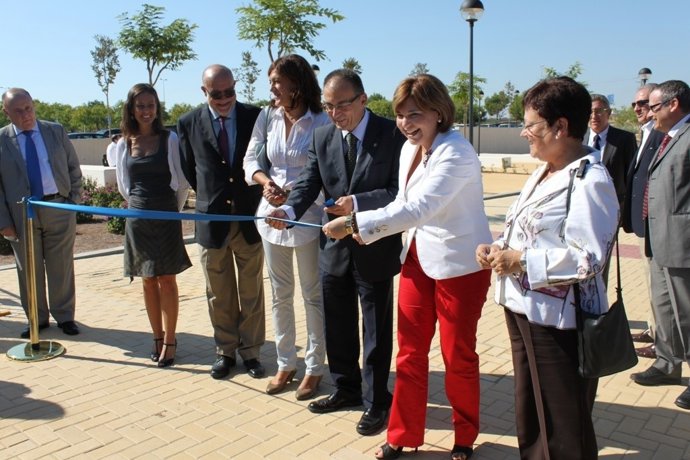 Imagen De La Inauguración Del Paso Inferior En La Universidad De Alicante