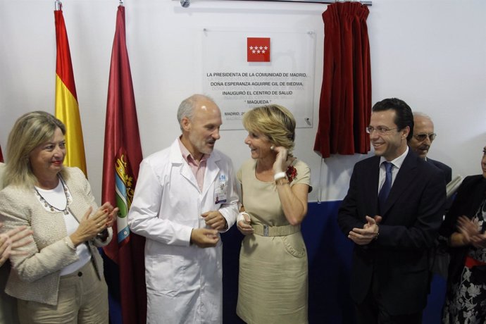 Aguirre Y Lasquetty En La Inauguración Del Centro De Salud