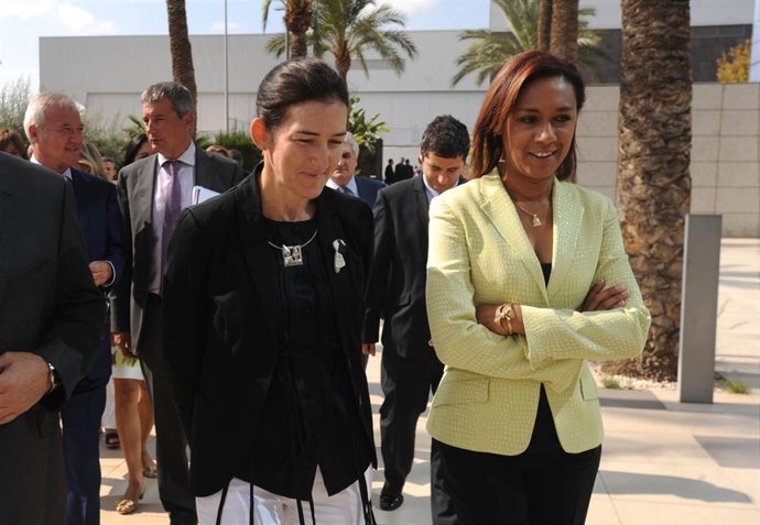 González-Sinde Y Johnson En La Conferencia Sectorial De Lorca (Murcia).