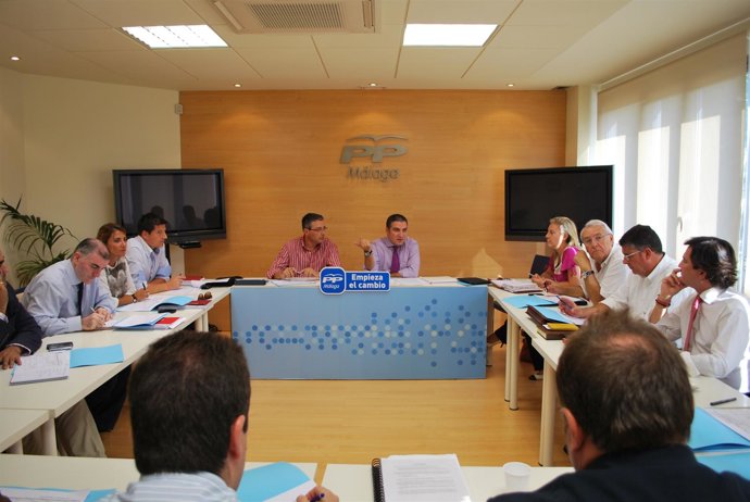  Comité De Dirección Celebrado Este Lunes Por El PP De Málaga