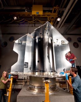 The Core Structure Of The MAVEN Spacecraft Under Construction At Lockheed Martin