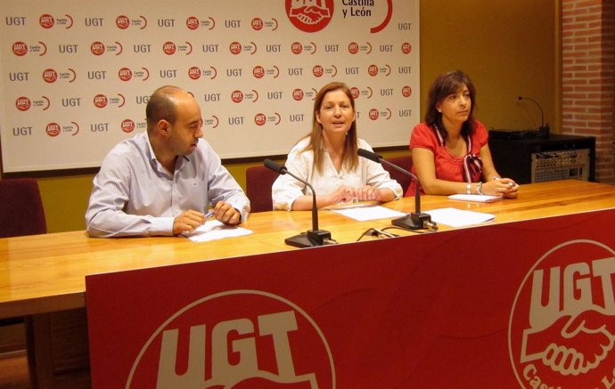 Rueda De Prensa De UGT Sobre El Apagón En El CCMD En Una Asamblea