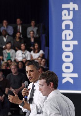 Barack Obama Y Mark Zuckerberg