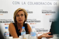 Rosa Díez critica la "soberbia" y la "falta de interés" de la Comunidad de Madrid por la educación
