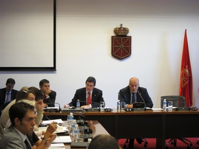 José Iribas En Comisión Parlamentaria.