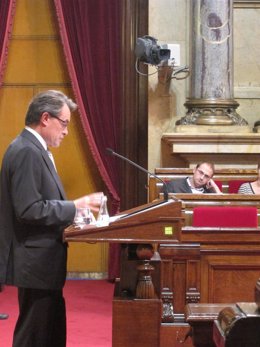 El Presidente Artur Mas En El Debate De Política General