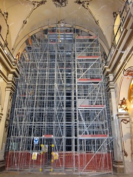 Interior De La Iglesia Del Paso Blanco En Lorca