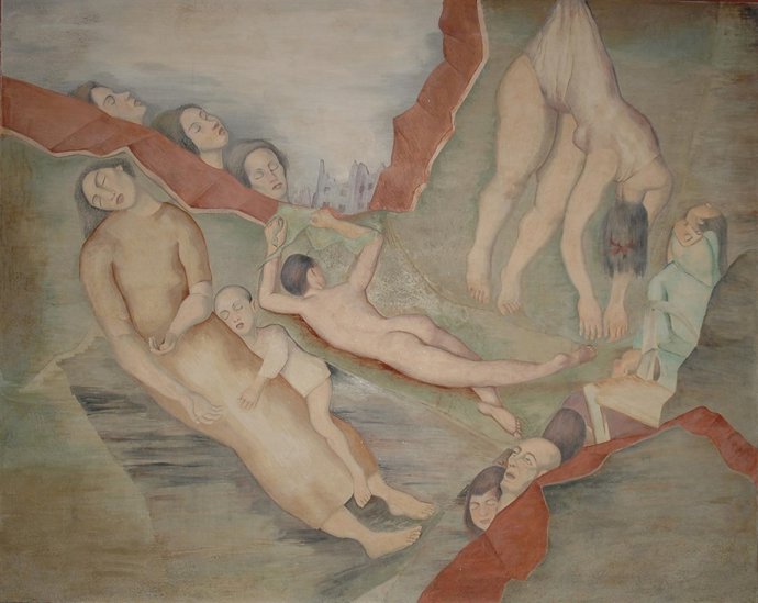 Uno De Los Frescos Que Se Encuentra En El Paraninfo De La UC