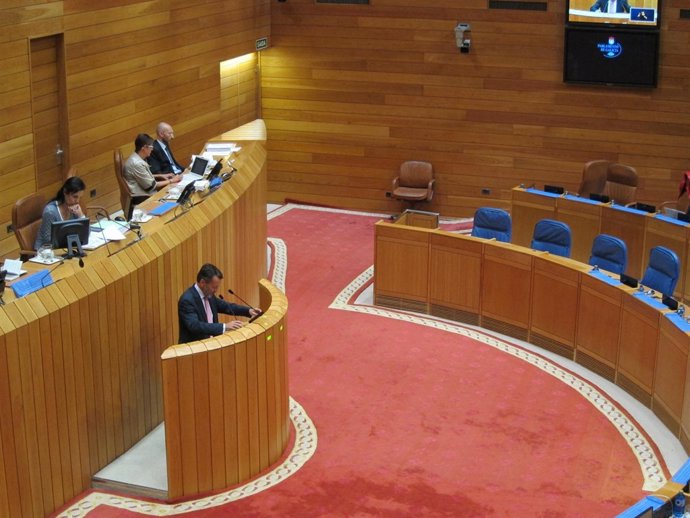 Agustín Hernández Interviene En El Pleno Del Parlamento De Galicia