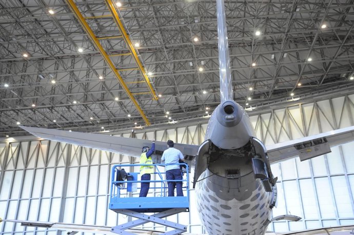 Hangar de Iberia en El Prat