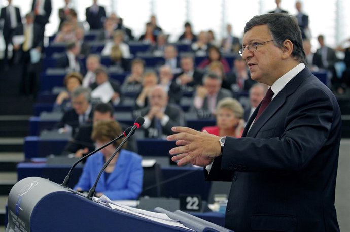 El Presidente De La Comisión Europea, José Manuel Durao Barroso