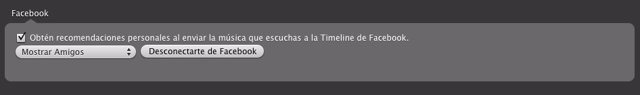 Opción De Spotify Para Deshabilitar Facebook