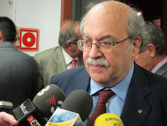 El Conseller De Economía Y Conocimiento, Andreu Mas-Colell