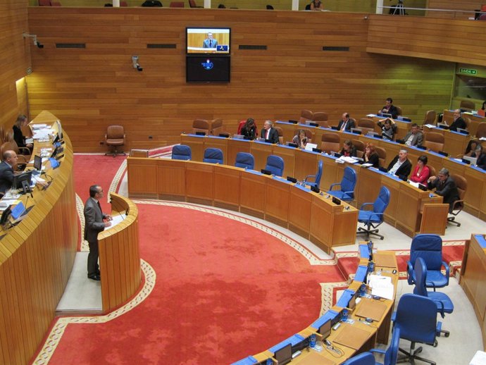 Jesús Vázquez Interviene En El Pleno Del Parlamento De Galicia