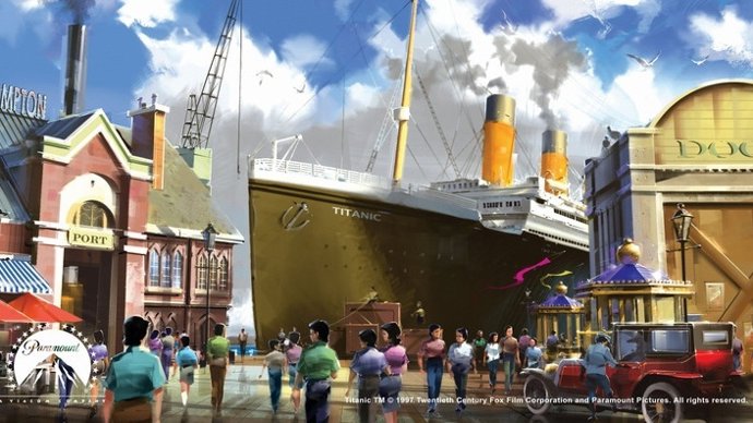 Una De Las Atracciones Proyectadas Para El Paramount Park