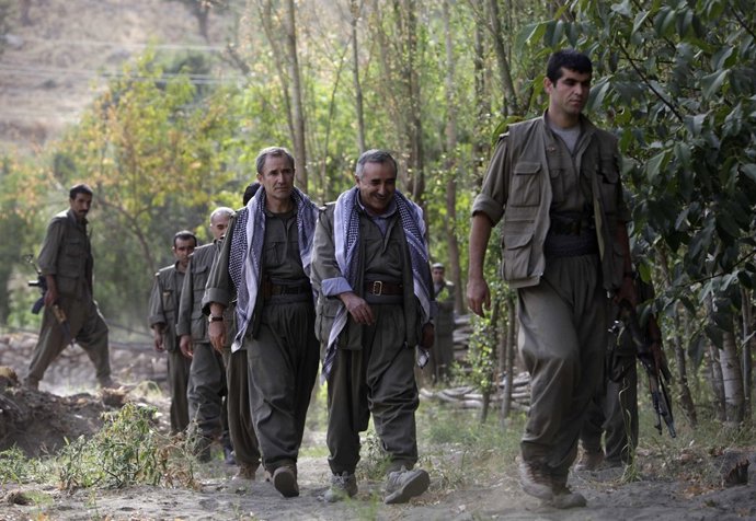 Jefes guerrilleros del PKK