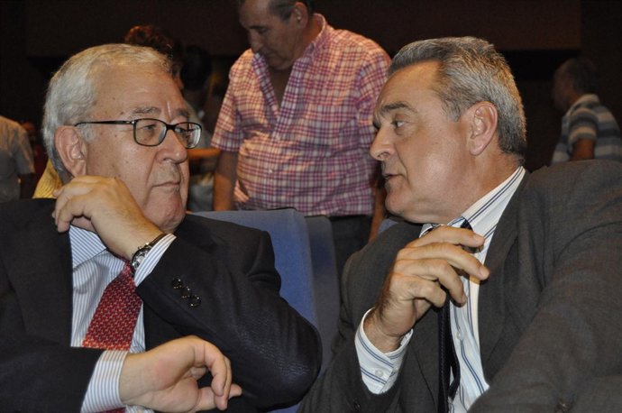 El Presidente Del PAR, José Ángel Biel, Y El Vicepresidente, Alfredo Boné.