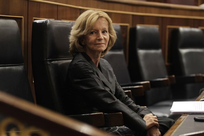 La Ministra De Economía, Elena Salgado, En Su Último Pleno Del Congreso