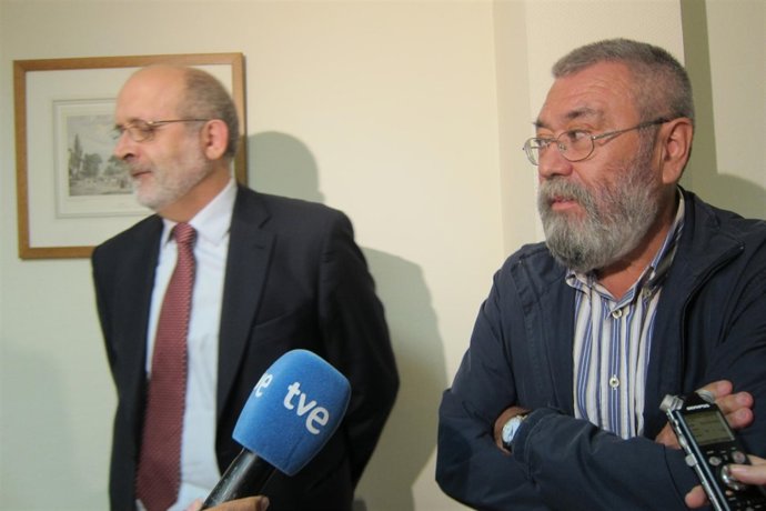 Félix Azón, Vocal Del CGPJ, Y Cándido Méndez, Secretario General De UGT