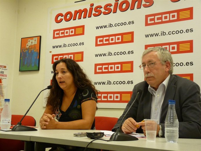 Katiana Vicens E Ignacio Fernández Toxo.