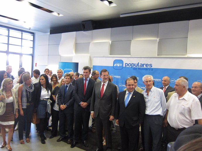 Mariano Rajoy, Con La Dirección Y Concejales Del PPN.
