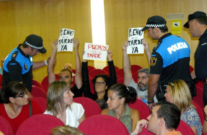 Desalojo Del Pleno De Pinto