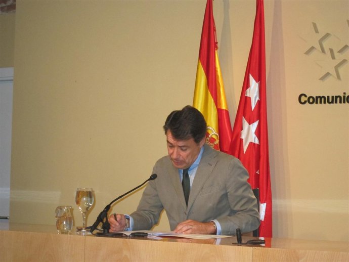 Ignacio González En Rueda De Prensa