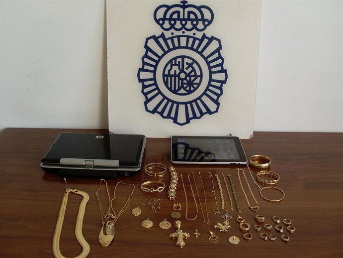 Objetos Robados Intervenidos Por La Policía Nacional.