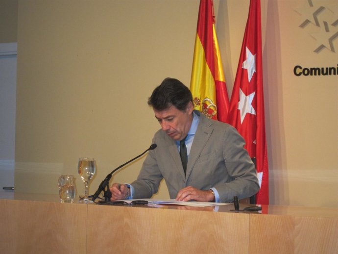 Ignacio González En Rueda De Prensa