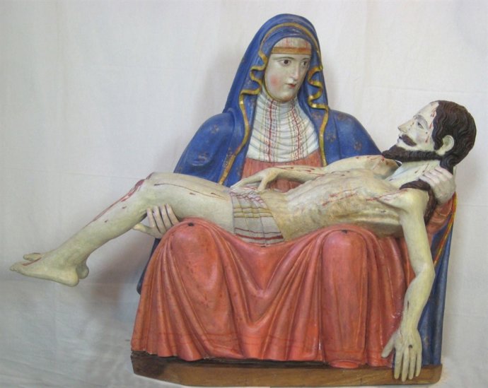 Virgen De Las Angustias Restaurada Por La Fundación Sta. Mª De Albarracín