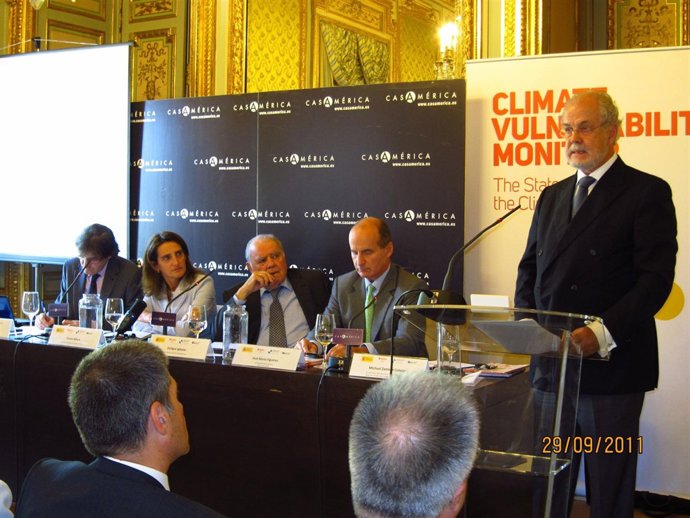 Teresa Ribera, Enrique Iglesias, José María Figueres Y Michael Zammit