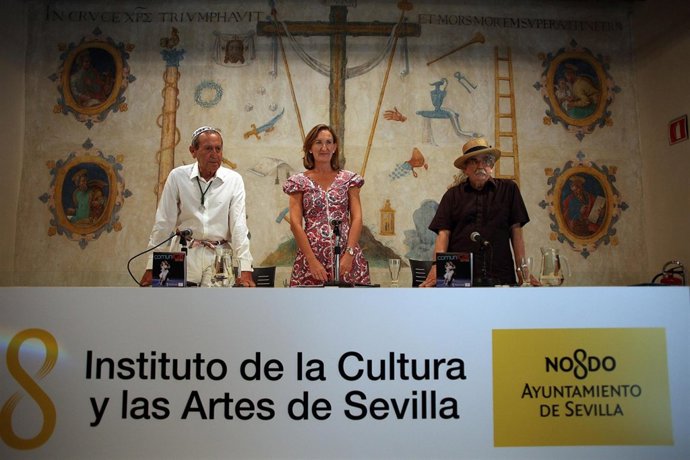 Maria Del Mar Sanchez Estrella Junto A Pedro Moreno Y Elio Benhayer