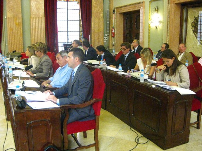 Imagen Del Pleno Del Ayuntamiento De Murcia