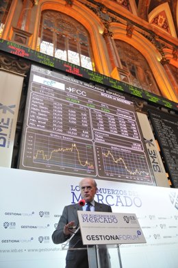 El Presidente De FCC En La Bolsa De Madrid