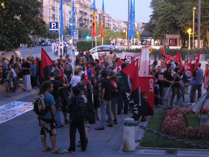 Concentración CNT, CGT Y 15M En Santander