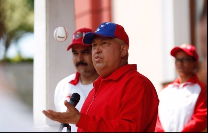 El Presidente Venezolano, Hugo Chávez. 