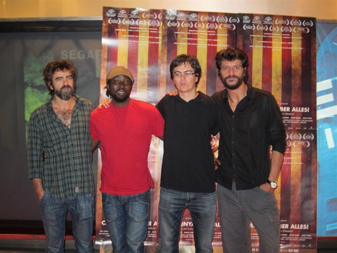 Gonzalo Cunill, Babou Cham, Ramon Termens I Joel Joan En 'Catalunya Über Alles!'