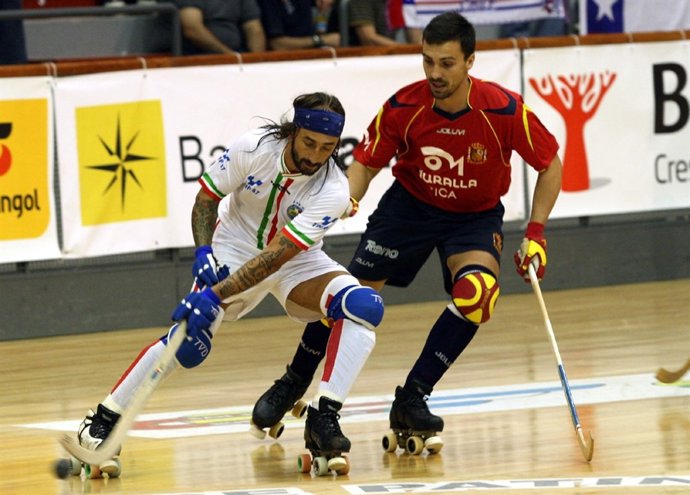 España E Italia En El Mundial De Hockey Sobre Patines