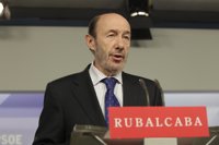 Rubalcaba prioriza el Corredor Mediterráneo sin olvidar que el central es la "segunda prioridad"