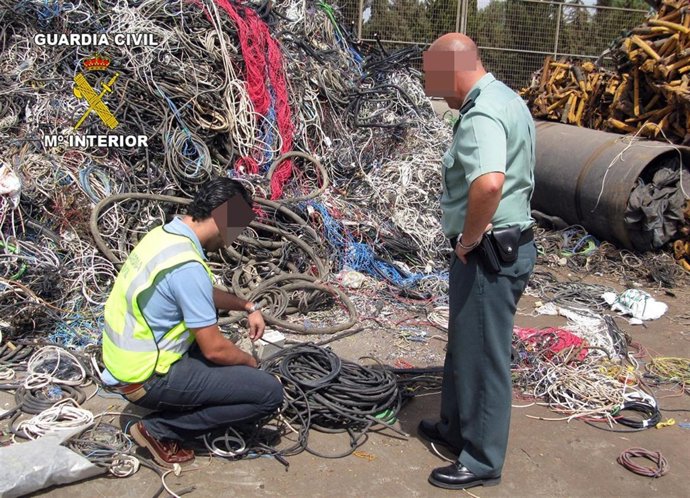 Operación De La Guardia Civil Contra El Robo De Cobre